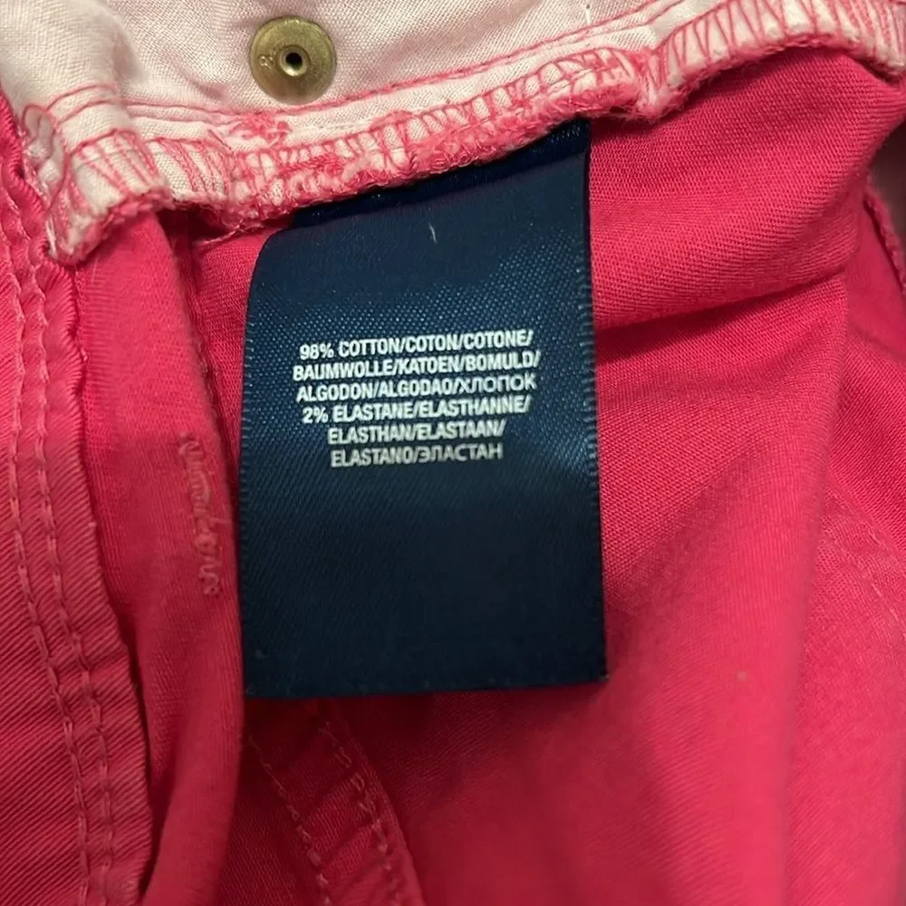 New w/o Tags- Girls 16 Ralph Lauren hot pink 98% cotton chinos perfect!